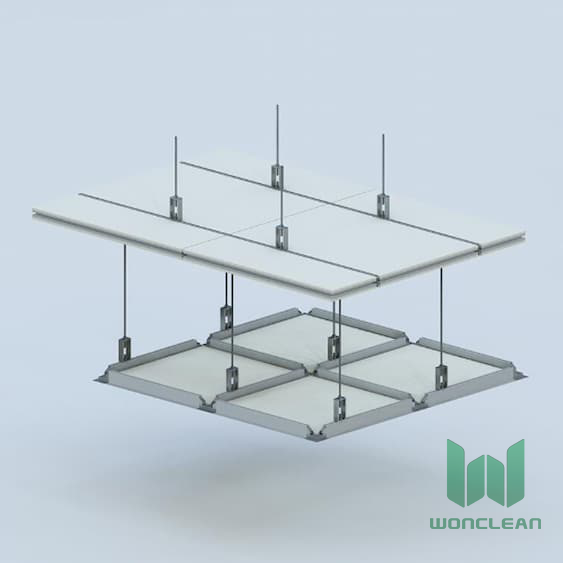 Clean Room Bottom Hanging Ceiling Grid